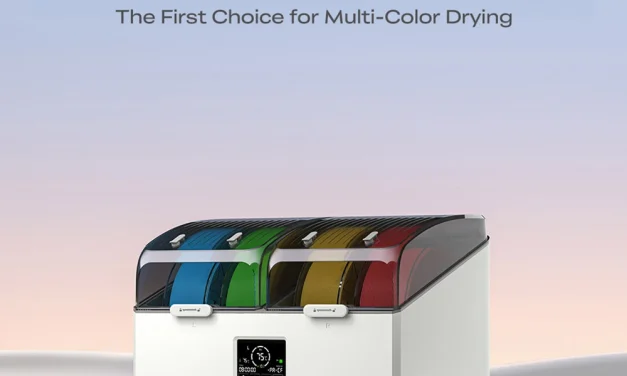Creality SpacePi X4L filament szárító: 4 tekercs, dupla fűtés, okos kijelző – megéri?