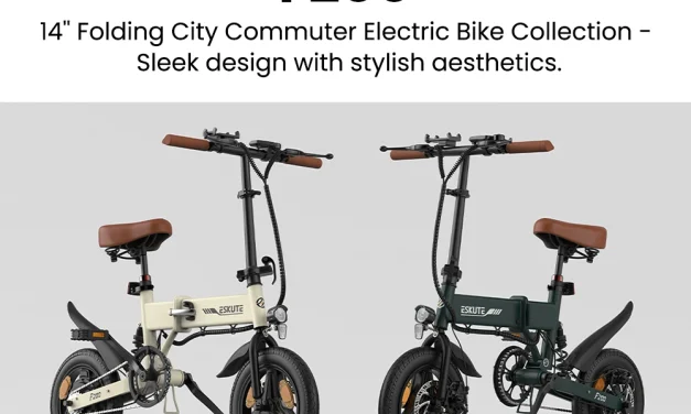 Az ESKUTE F200 kompakt e-bike új szintre emeli a városi ingázást