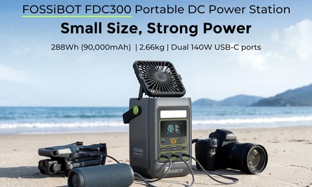 FOSSiBOT FDC300 hordozható erőmű teszt: Megéri az árát a specifikációk alapján?