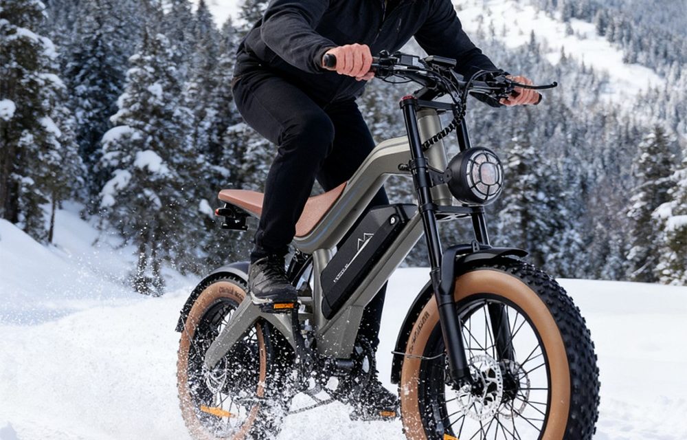 ZONVEER M20 elektromos kerékpár 1000W motorral és 18.2Ah akkuval, EU raktárról