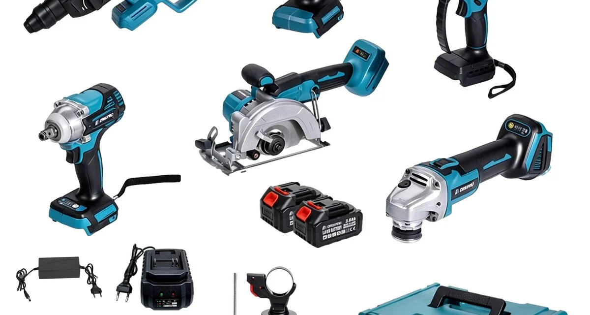 A Drillpro 6 az 1-ben akkus szerszámkészlet, ami a műhelyed alapja lehet