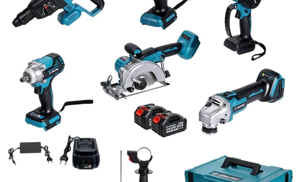 A Drillpro 6 az 1-ben akkus szerszámkészlet, ami a műhelyed alapja lehet