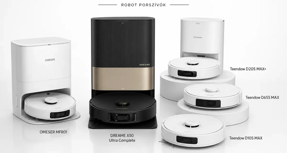 Milyen robotporszívó-t vegyek 2026-ban? Top 5 választás