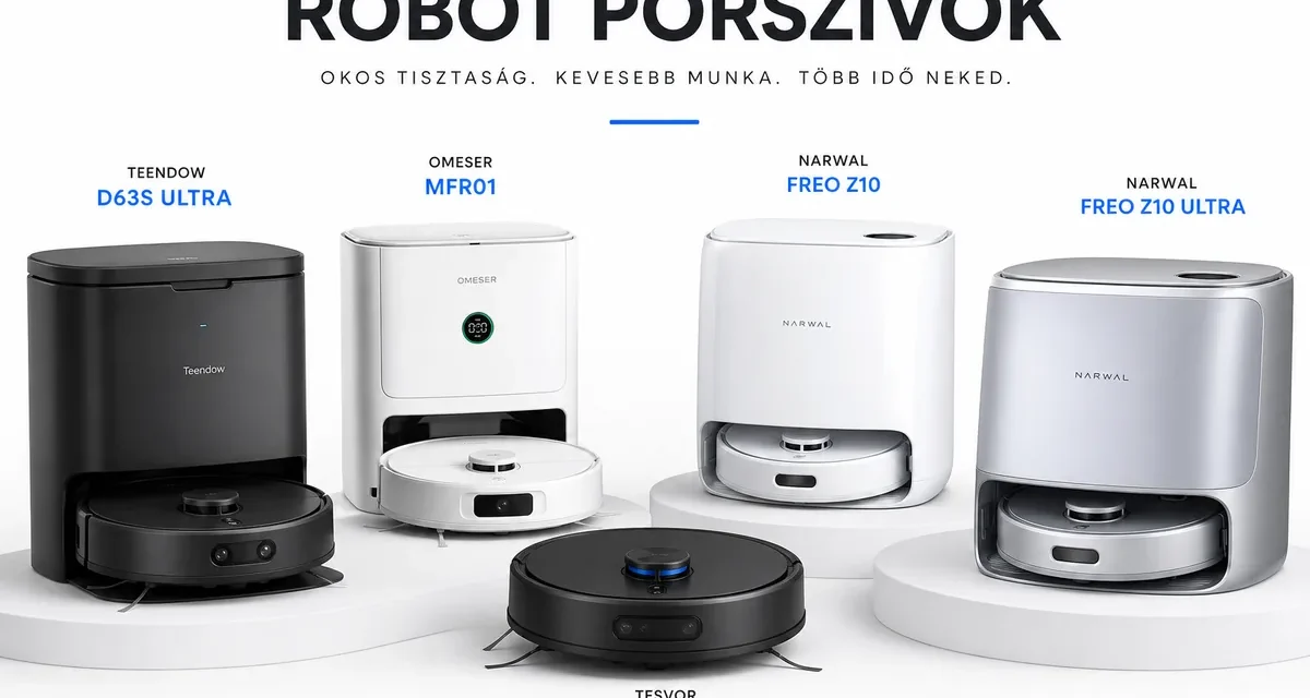 A legjobb robotporszívók 2026-ban: Top 5 ajánlás