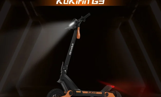 KuKirin G3 elektromos roller: Terepre tervezve, városba optimalizálva