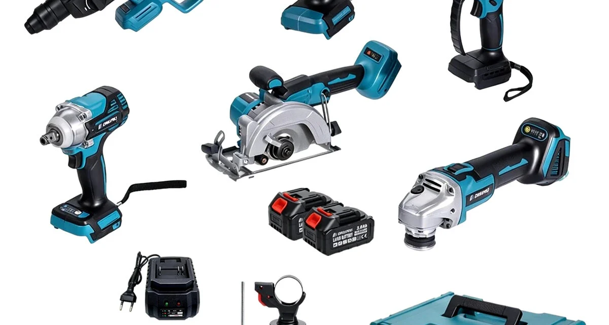 Drillpro 6 az 1-ben műhely Makita 18V akkuval: minden napra ideális szerszámkészlet