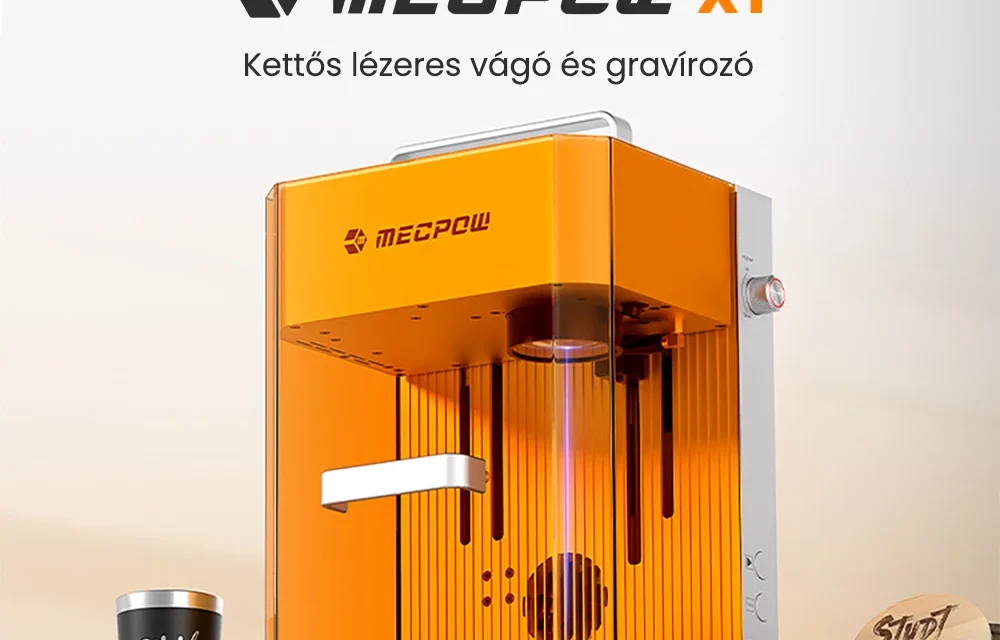 Mecpow X1: Gyors és precíz alkotás dupla lézeres gravírozóval