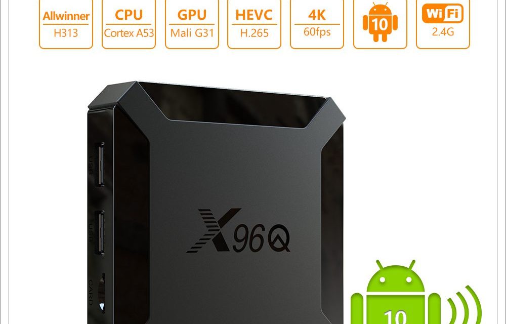 X96Q Allwinner H313 Android 10 TV Box: Megéri a 4K@60fps és 2GB RAM?
