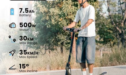 iScooter i9M elektromos roller: 500W-os motorral és 30 km hatótávval érkezik