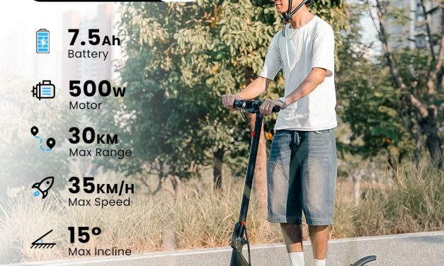 iScooter i9M elektromos roller: 500W-os motorral és 30 km hatótávval érkezik