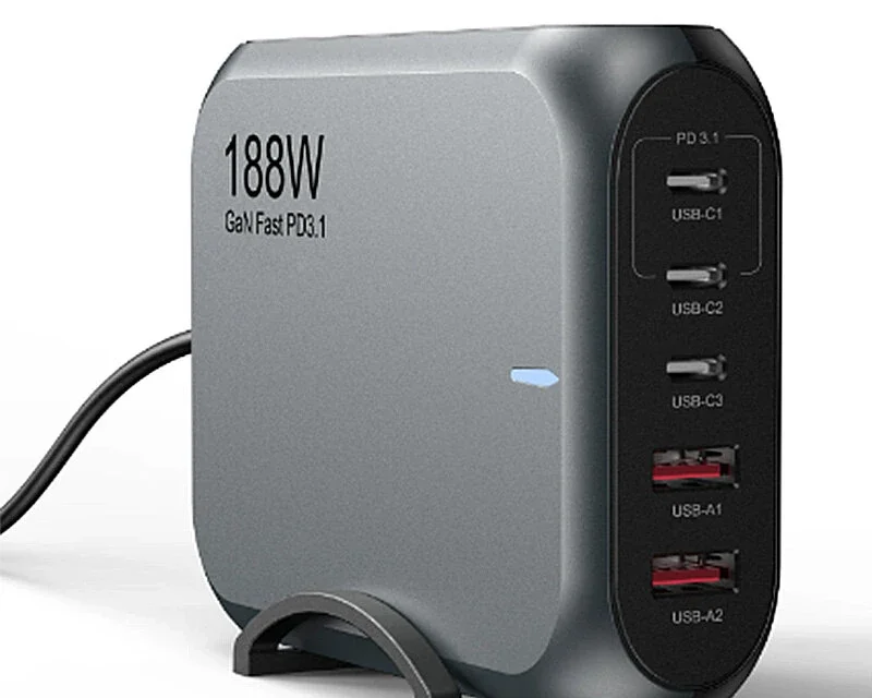 5 ok, amiért a KuKirin M4 Max 188W 5-portos USB PD töltő neked is kell