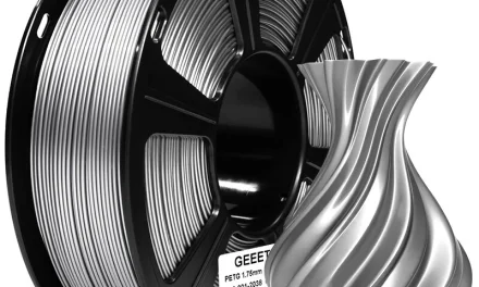 Geeetech Fém PETG filament: 3D nyomtatás fémhatású felülettel