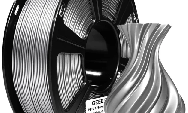 Geeetech Fém PETG filament: 3D nyomtatás fémhatású felülettel