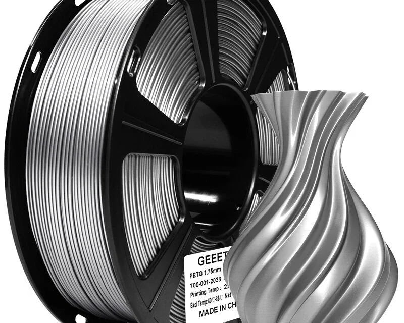Geeetech Fém PETG filament: 3D nyomtatás fémhatású felülettel