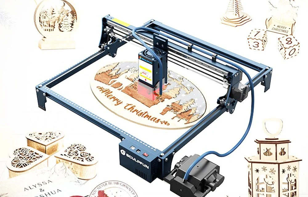 SCULPFUN S30 Pro lézergravírozó: Otthoni precíziós alkotás a műhelyben
