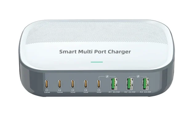 Bakeey WLX-F8C 200W 8-portos USB PD töltő: okos töltés minden eszköznek