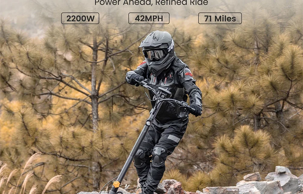 Ausom DT2 Pro e-roller: 2200W, 115 km hatótáv és hidraulikus fékek