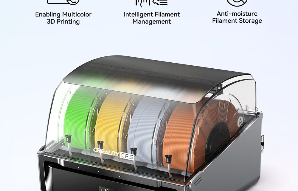 Creality CFS filament rendszer: 16 színű nyomtatás és automatizálás a K2 Plushoz? – teszt