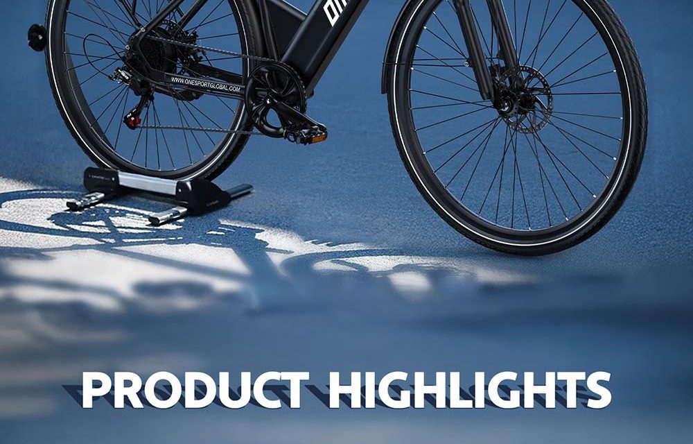 ONESPORT OT12 e-bike: 250W motor, 65 km hatótáv, Shimano 7 fokozat