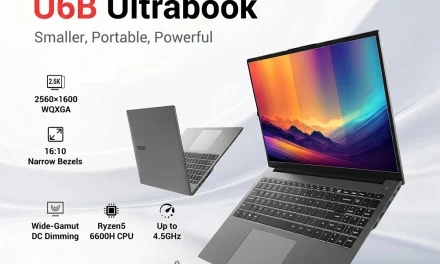 FIREBAT U6B laptop: 16 hüvelykes, 120Hz-es kijelző a hatékonyságért
