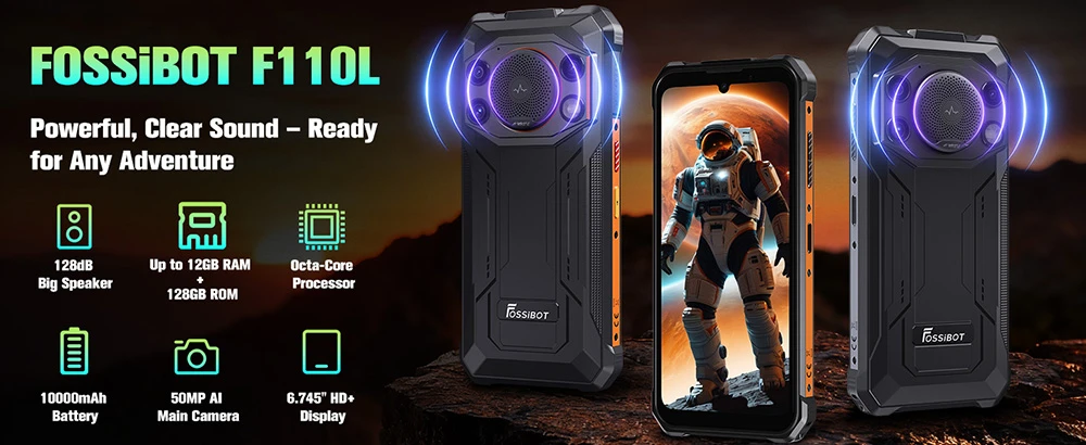 FOSSiBOT F110L: A Cubelite Ultra strapabíró okostelefon mindennapi túlélésre
