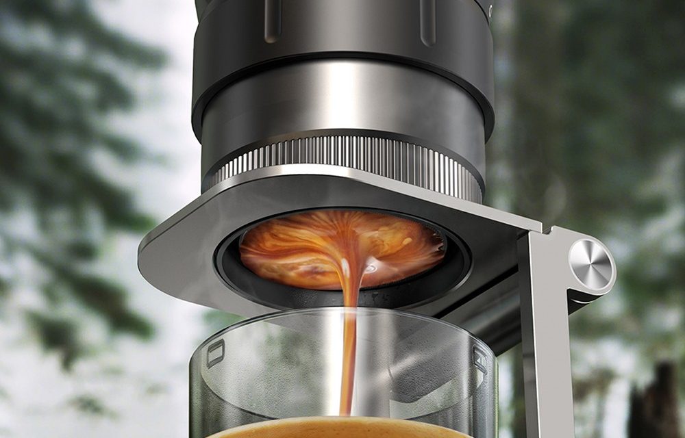 HiBREW H4C Explorer: Hordozható eszpresszófőző a tökéletes kávéért bárhol