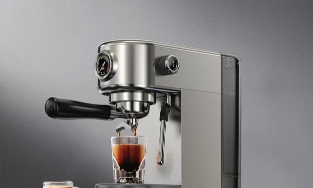 HiBREW H10B eszpresszó kávéfőző: 20 bar nyomás, állítható hőmérséklet, okos funkciók a kinadroidon