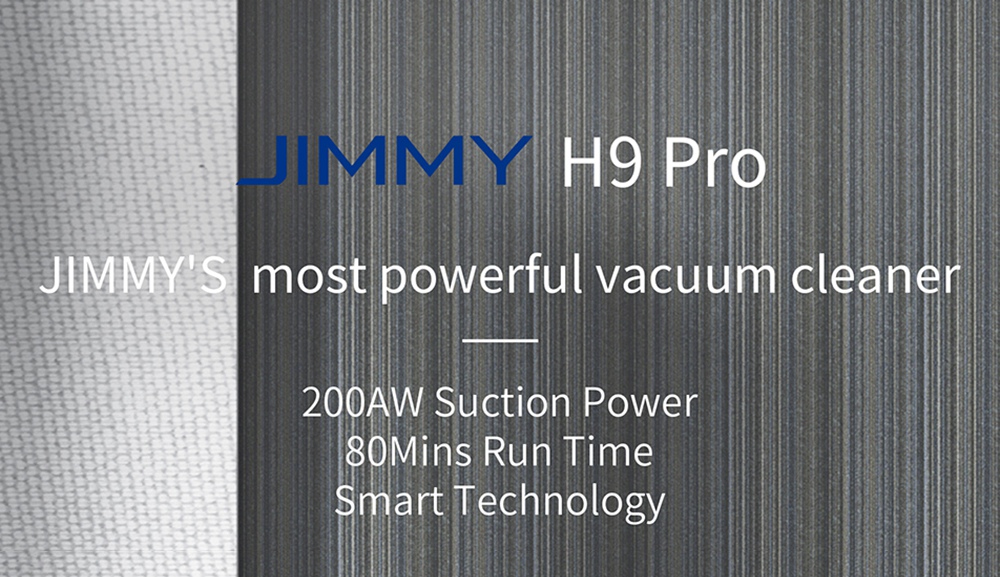 JIMMY H9 Pro porszívó: 200AW szívóerővel, felmosó funkcióval, EU raktárról 62 180 Ft-ért