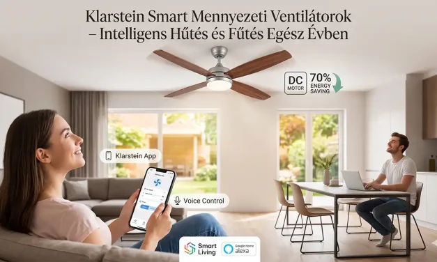 Klarstein mennyezeti ventilátor akció: Ezeket a kütyüket imádni fogod!