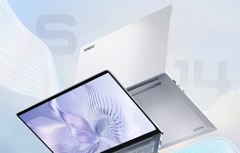 Ninkear S14 laptop: 2.2K kijelzővel, Ryzen 7535HS CPU-val, 16GB LPDDR5 RAM-mal és 1TB SSD-vel