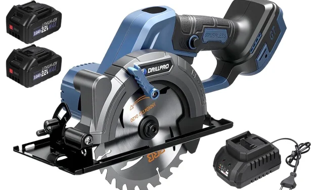 Drillpro 2200W akkus körfűrész: Erő és pontosság a műhelyben