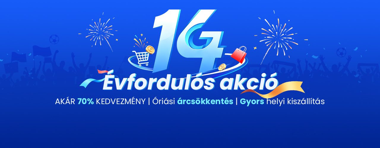 Geekbuying 14. évfordulós gigavásár: 100 milliós nyereményjáték és kuponözön vár