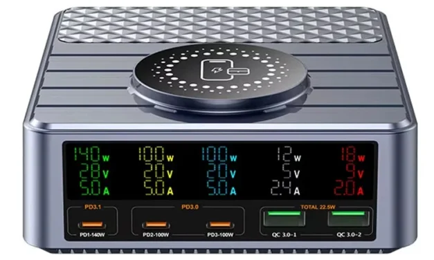 Bakeey WLX-F2 260W 5-portos USB PD töltő: gazdaságos megoldás a spórolósoknak