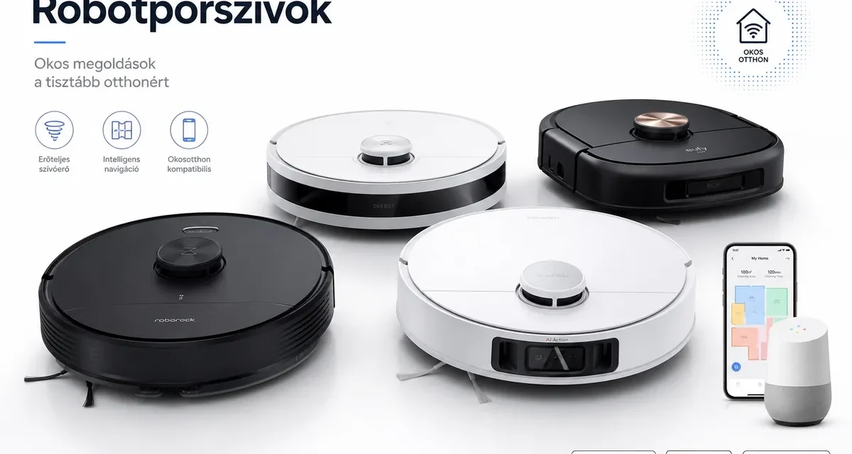 A legjobb robotporszívók 2026-ban: Top 5 ajánlat