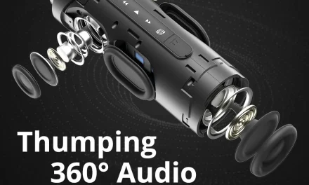 Tronsmart T7: hordozható hangszóró fényekkel, macera nélkül