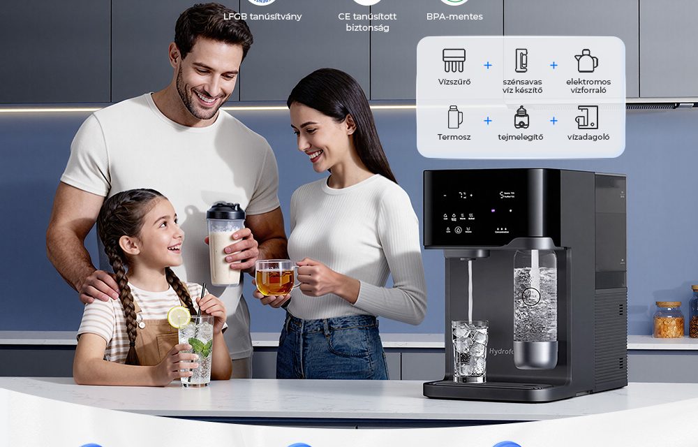 Hydrofast C300 RO asztali víztisztító: Tiszta víz olcsón