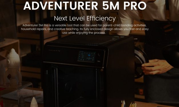 Flashforge Adventurer 5M Pro 3D nyomtató: Villámgyors és problémamentes nyomtatás