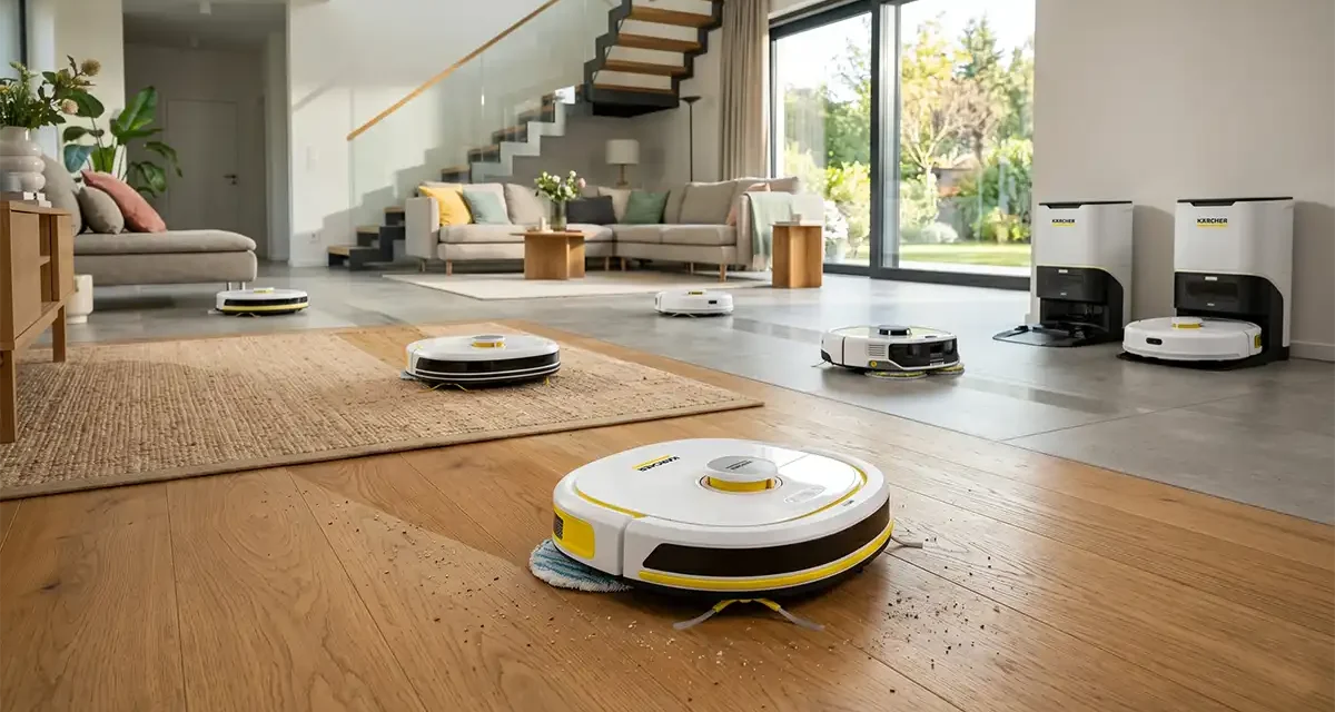 Kärcher robotporszívók akcióban, magyar raktárról!
