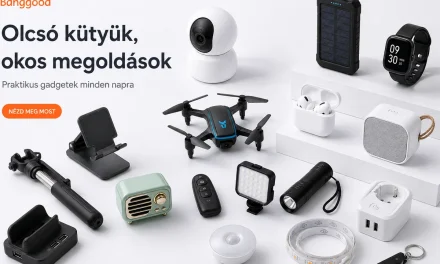 Banggood újdonságok: 33 termék 5000 Ft alatt (2026.06.12.)