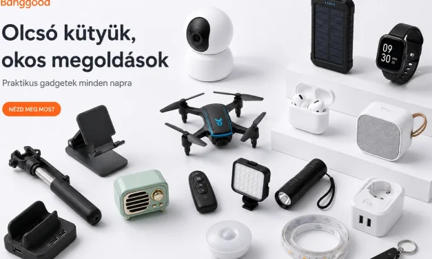 Banggood újdonságok: 33 termék 5000 Ft alatt (2026.06.12.)