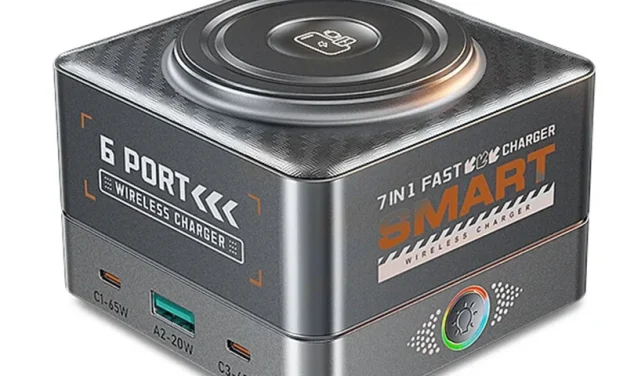 WLX-R8C GaN Tech asztali töltőállomás: 7 az 1-ben okos energiaközpont a kinadroidon