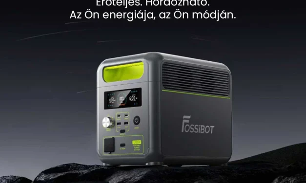 FOSSiBOT F1200: 1024 Wh, 1200 W, okos energiagazdálkodás a hordozható erőműben