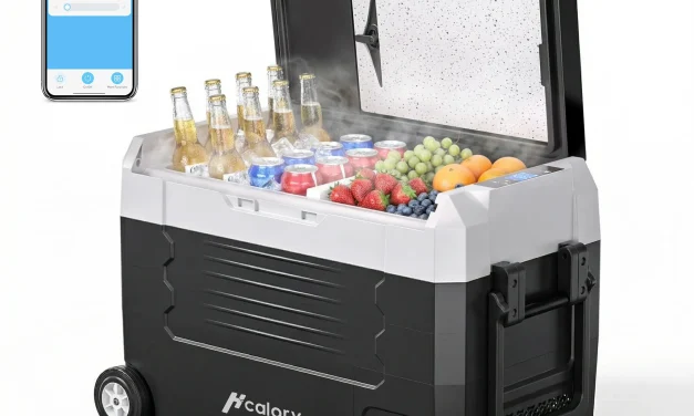 Hcalory D35M+ autós hűtő: Kétzónás kompresszoros hűtő kerekekkel, most verhetetlen áron a kinadroidon!