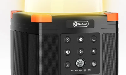 FlashFish FL9-A: 3 az 1-ben Bluetooth hangszóró kempingezéshez