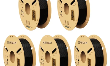 Artillery PLA filament: 5 kg fekete, precíz és környezetbarát megoldás 3D nyomtatáshoz