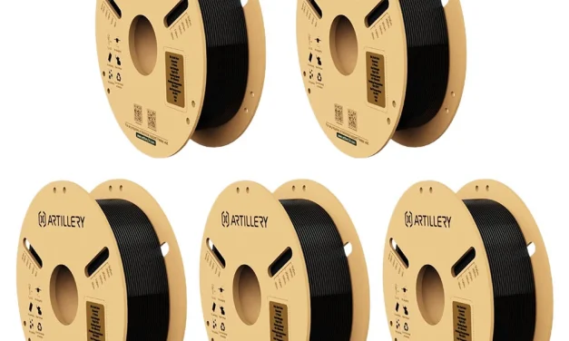 Artillery PLA filament: 5 kg fekete, precíz és környezetbarát megoldás 3D nyomtatáshoz