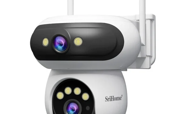 SriHome SH062 8MP: Kétlencsés kültéri biztonsági kamera a kinadroidon