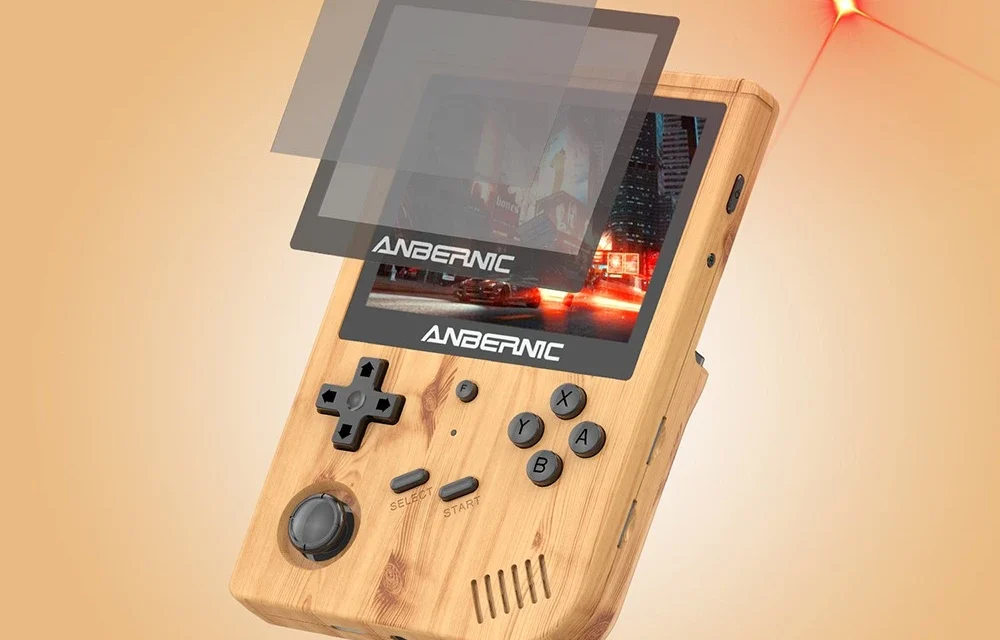 ANBERNIC RG351V retro kézi konzol digitális időutazás a kinadroidon