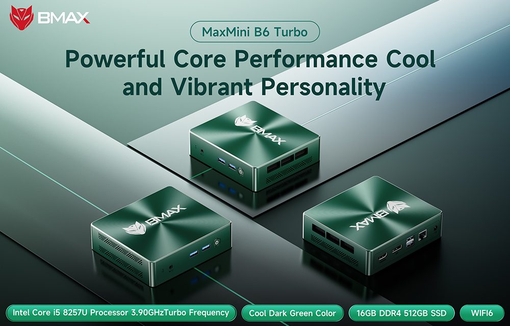 BMAX B6 Turbo mini PC: ideális otthoni és irodai használatra