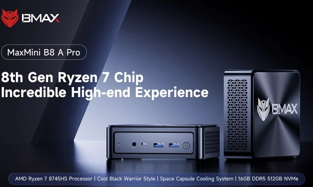 BMAX B8 Pro mini PC: Erős és gyors társ a mindennapokban